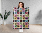 Vintage Chicken Blanket – Cozy Farmhouse Animal Lover Throw
