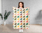 Funny Bulldog Lover Blanket – Vintage Dog Throw Gift
