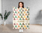 Personalized DJ Throw – Cozy Custom Name Music Blanket