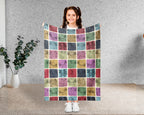 Vintage Axolotl Lover Blanket – Cozy Cute Animal Throw Gift