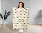 Personalized Drone Throw – Cozy Custom Name Racing Blanket