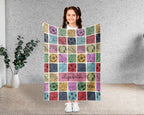 Personalized Soccer Blanket – Custom Name Throw for Kids and Teens