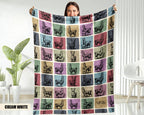 Vintage Llama Blanket - Cozy Alpaca Lover Throw, Retro Animal Gift Under $50
