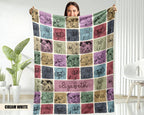 Custom Poodle Dog Blanket, Cozy Vintage Throw, Personalized Gift for Dog Lovers