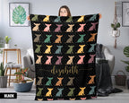 Custom Chihuahua Dog Blanket - Personalized Name Throw, Cozy Gift Under $50