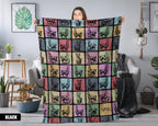 Vintage Llama Blanket - Cozy Alpaca Lover Throw, Retro Animal Gift Under $50