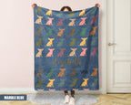 Custom Chihuahua Dog Blanket - Personalized Name Throw, Cozy Gift Under $50