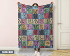 Miniature Schnauzer Dog Blanket - Vintage Dog Lover Throw, Cozy Gift Under $50