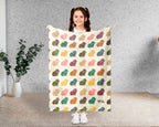 Vintage Guinea Pig Blanket Cozy Small Pet Lover Throw Gift