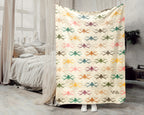 Retro Drone Throw Blanket – Cozy Gift for FPV Drone Enthusiasts