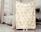 Retro Lacrosse Blanket – Cozy Sports Throw for Players