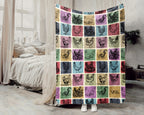 Vintage Chicken Blanket – Cozy Farmhouse Animal Lover Throw