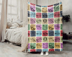 Vintage Stingray Throw Blanket – Cozy Ocean Lover Gift for Home