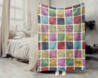 Brachiosaurus Dinosaur Blanket – Cozy Retro Dino Gift Throw