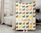 Personalized Havanese Blanket | Custom Dog Name Throw | Cute Fluffy Breed Gift for Pet Lovers Home Decor and Cozy Comfort