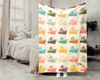 Retro Titanic Blanket Gift for Ship Lovers, Cozy Nautical Throw, Ocean Inspired Decor Accent for Bedroom and Living Spaces