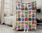 Vintage Basketball Lover Blanket – Cozy Sports Fan Throw Gift