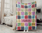 Personalized Penguin Blanket Cozy Custom Name Throw Soft Ocean Animal Decor Unique Kawaii Gift for Penguin Lovers