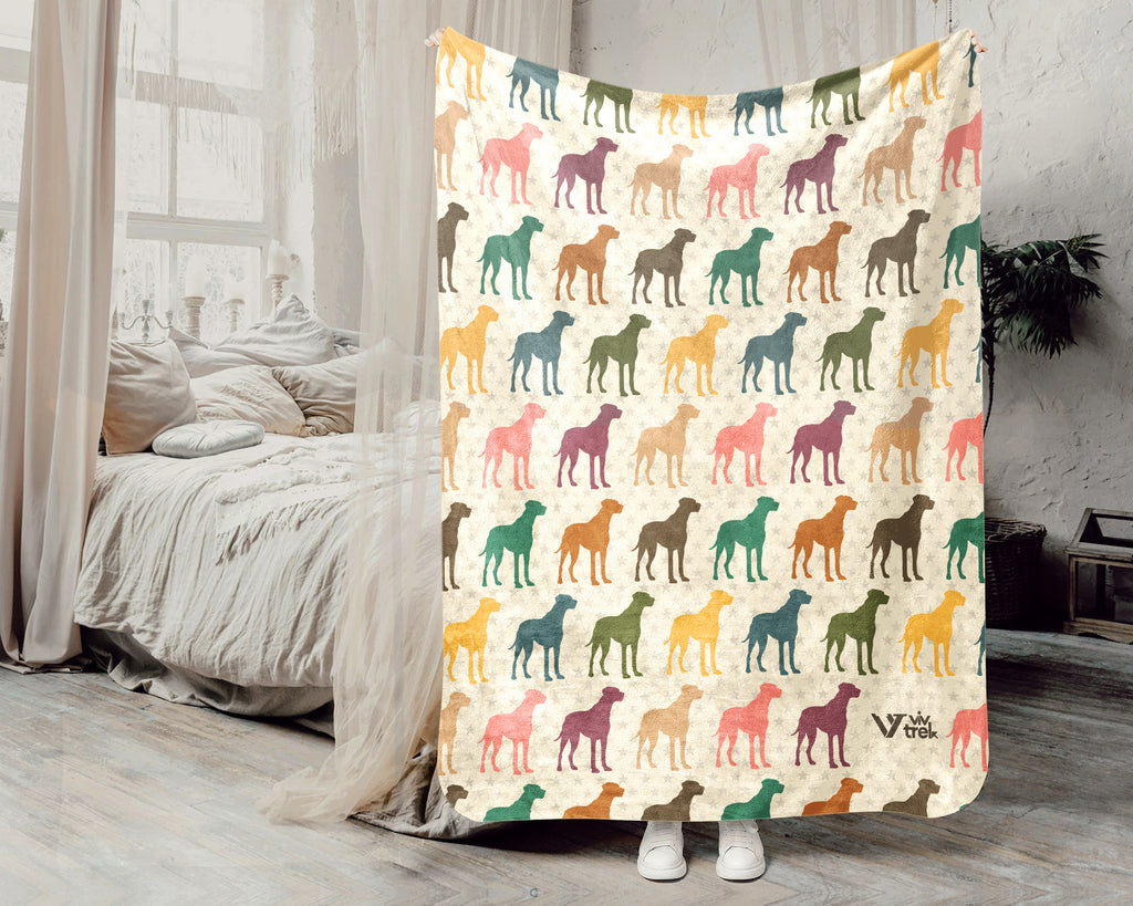 Vintage Great Dane Blanket – Cozy Throw for Dog Lovers
