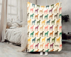 Vintage Great Dane Blanket – Cozy Throw for Dog Lovers
