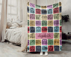 Custom Name Fire Truck Kids Blanket – Personalized Firefighter Throw