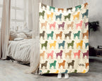 Retro Rottweiler Dog Blanket – Cozy Gift for Dog Lovers