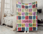 Custom Name Axolotl Blanket – Cozy Cute Animal Lover Throw