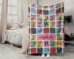 Personalized Handball Blanket Custom Name Sport Throw Cozy Athletic Decor Unique Gift for Player Fan Team Spirit Home Accent