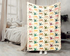 Retro Birdwatcher Blanket for Bird Lovers and Nature Enthusiasts