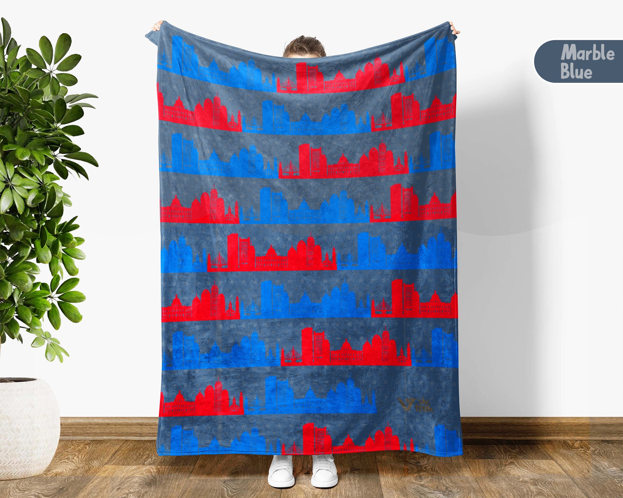Retro Boston City Map Blanket Throw, Cozy New England Decor, Historic Cityscape Design, Massachusetts Pride Gift Blanket