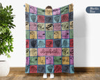 Personalized Fishing Blanket, Custom Angler Throw, Cozy Outdoor Gift Decor for Fishermen and Lake House Spaces