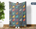 Vintage Golden Retriever Throw – Cozy Dog Lover Blanket