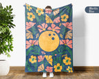 Floral Bowling Blanket – Cozy Bowler Gift Throw