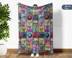 Vintage Basketball Lover Blanket – Cozy Sports Fan Throw Gift