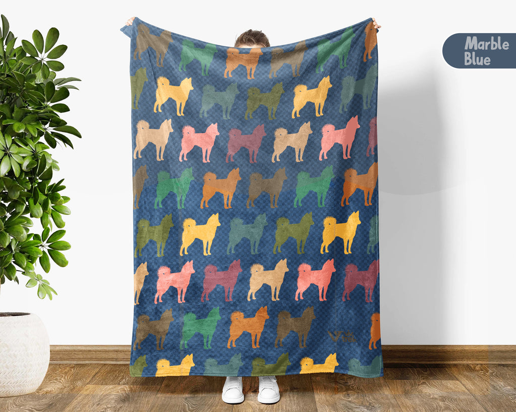 Vintage Siberian Husky Throw Blanket – Cozy Dog Lover Gift