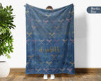Custom Lacrosse Throw Blanket – Personalized Gift for Sports Lovers