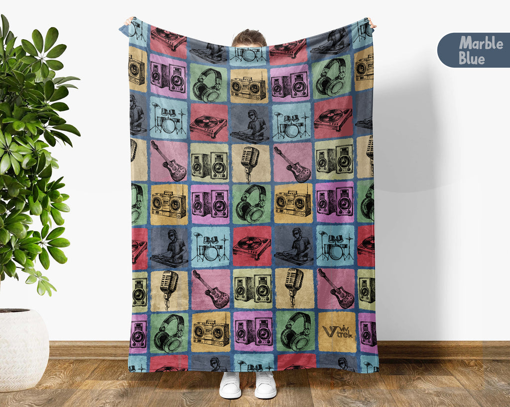 DJ Lover Blanket – Cozy Music Fan Throw Gift