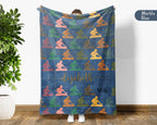 Personalized DJ Throw – Cozy Custom Name Music Blanket