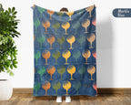 Retro Golf Lover Blanket Cozy Sports Throw for Players Soft Graphic Decor Unique Golfer Gift for Home