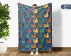 Flute Music Blanket – Cozy Gift for Flutists & Music Lovers