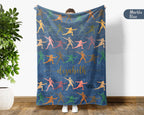 Custom Name Fencer Blanket – Personalized Fencing Lover Throw