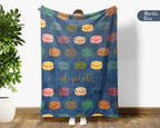 Custom Name Hockey Blanket – Personalized Cozy Throw for Sports Fans