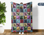 Vintage Eagle Blanket – Cozy Retro Bird Lover Throw Gift
