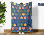Personalized Basketball Throw – Cozy Custom Name Sports Blanket