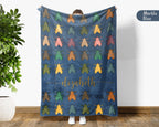 Personalized Fly Insect Throw Custom Name Bug Lover Blanket Retro House Fly Design Science Nature Entomologist Gift Home Accent