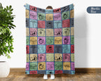Nurse Gift Blanket, Cozy RN Appreciation Throw, Cute Nurse Graphic Blanket, Soft Fleece Medical Worker Gift for Her at Home