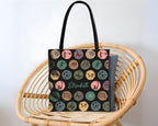 Custom Soccer Tote Bag, Retro Personalized Name Football Canvas Tote, Unique Soccer Lover Gift, Sports Carry Bag, Player Gift Tote