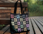 Custom Soccer Tote Bag, Personalized Name Football Canvas Tote, Retro Soccer Lover Gift, Cute Sports Carry Bag, Player Gift Tote
