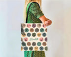 Custom Soccer Tote Bag, Retro Personalized Name Football Canvas Tote, Unique Soccer Lover Gift, Sports Carry Bag, Player Gift Tote
