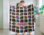 Personalized Raccoon Gift Blanket with Custom Name | Vintage Throw for Raccoon Lovers | Funny Trashy Animal Décor